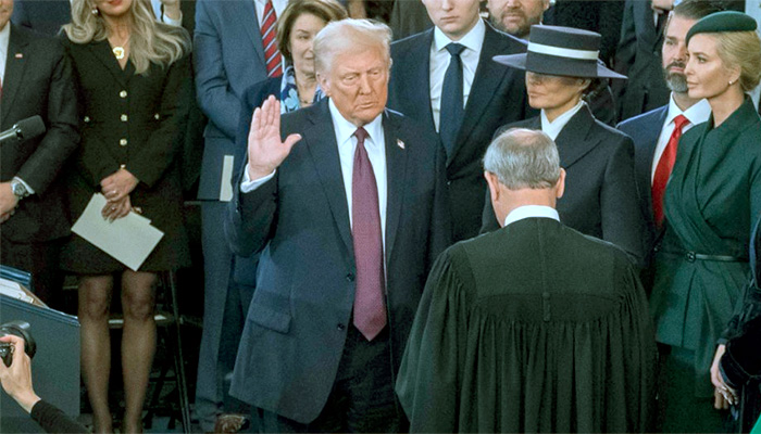 Donald Trump toma posse como presidente dos EUA pela segunda vez - Foto: Congresso americano/Creative Commons