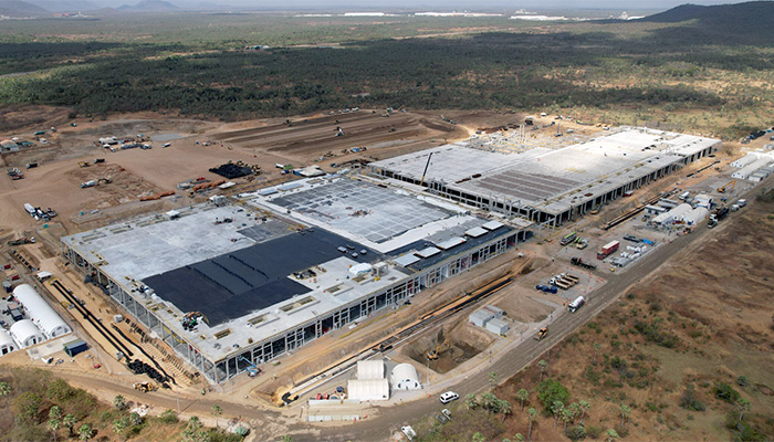 Canteiro de obras no Data Center Pacém, no Ceará – Foto: reprodução